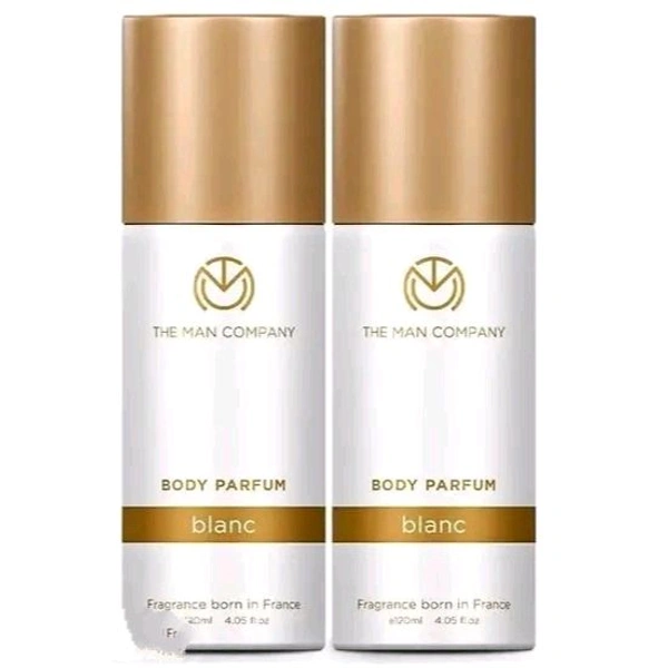The Man Company Blanc Perfume for Men 120ml X 2 | Long Lasting Fragrance