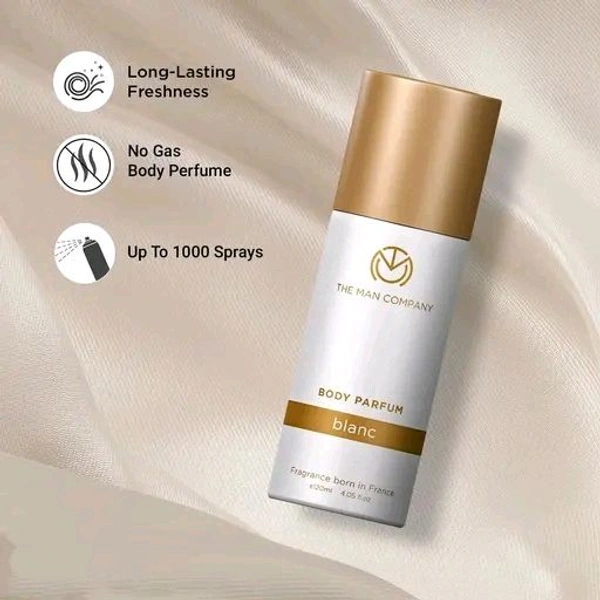 The Man Company Blanc Perfume for Men 120ml X 2 | Long Lasting Fragrance