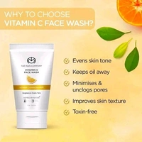 The Man Company Skin Brightening Vitamin C Face Wash - 2 x 100ml | Oil-Free Look & Instant Glow | Evens Skin Tone
