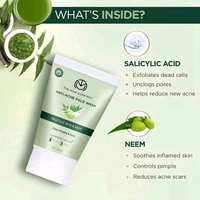 The Man Company Anti-Acne Face Wash For Men- 75ml (Pack of 2) | Clears Pimples & Acne | Oily Skin Types