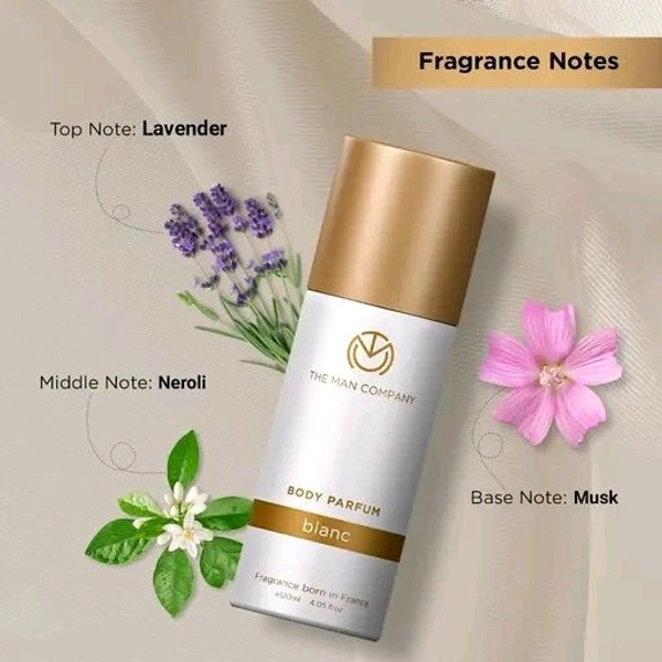 The Man Company Blanc Perfume 50ml & Body Spray 150ml | Premium Long-Lasting Fragrance Duo for Men