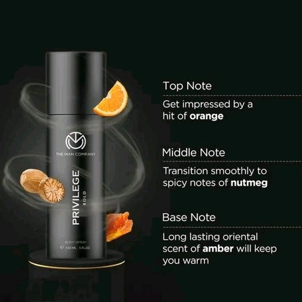 The Man Company Black Perfume 50ml & Bold Deo150ml | Premium Long-Lasting Fragrance Duo for Men