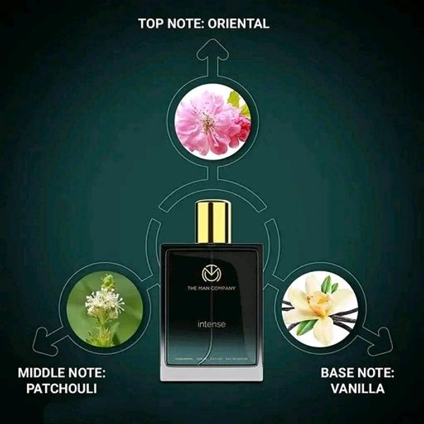 The Man Company Intense Perfume for Men - 100 ml | Premium Long-Lasting Fragrance | Perfumes for Men | Gift for Him