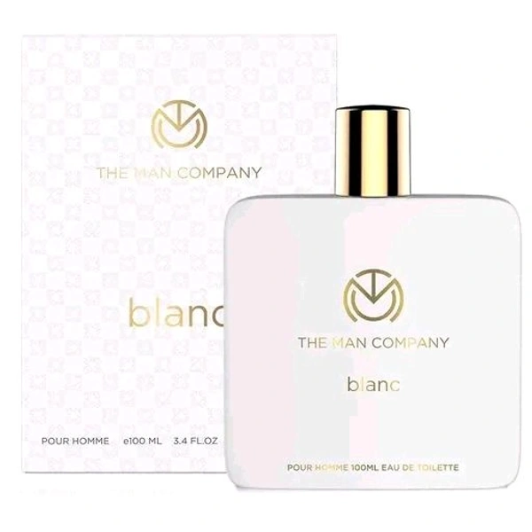 The Man Company Blanc Perfume for Men - 100ml | Premium Long-Lasting Fragrance Body Spray | Citrusy, Exotic, Musky | Gift For Men