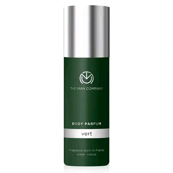 The Man Company Non-Gas Body Perfume For Men - Vert |  Long-Lasting Freshness | Deodorant Body Spray for Men - 120ml