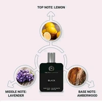 The Man Company Black EDT Perfume For Men - 50 ml | Premium Long-Lasting Fragrance Spray | Gift for Him