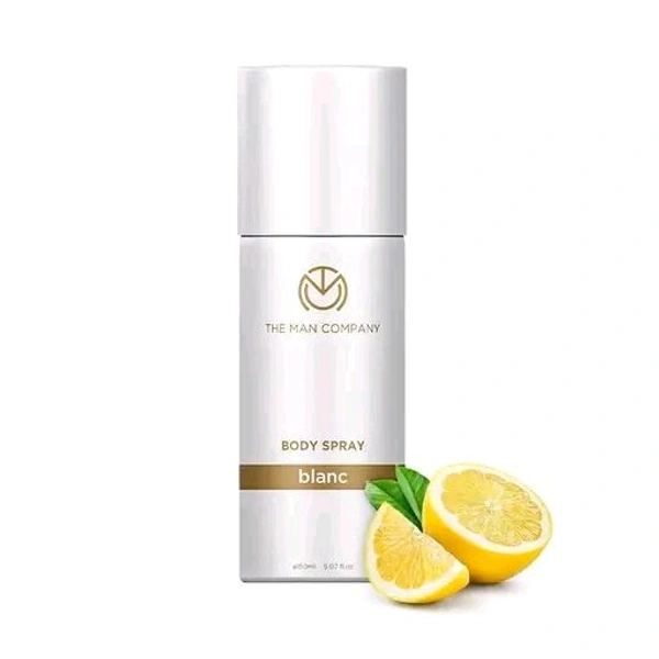 The Man Company Blanc Deodorant for Men - 150ml | Premium Long-Lasting Fragrance Body Spray