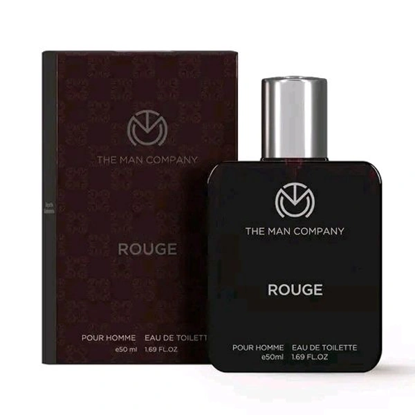 The Man Company Rouge EDT - 50ml | Perfume For Men | Premium Long-Lasting Fragrance | Citrusy, Spicy & Woody | Gift For Men