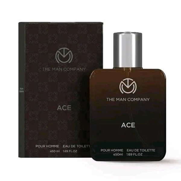 The Man Company Ace Perfume for Men - 50 ml | Premium Long-Lasting Fragrance | 24-Hour Freshness