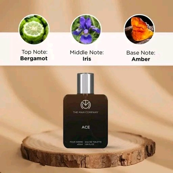 The Man Company Ace Perfume for Men - 50 ml | Premium Long-Lasting Fragrance | 24-Hour Freshness