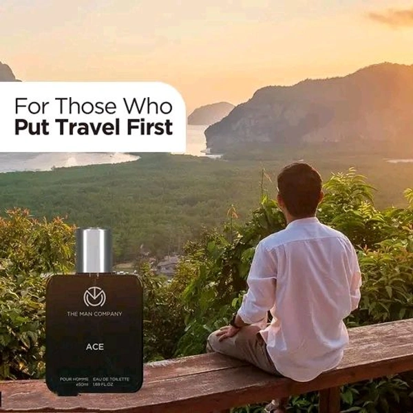 The Man Company Ace Perfume for Men - 50 ml | Premium Long-Lasting Fragrance | 24-Hour Freshness