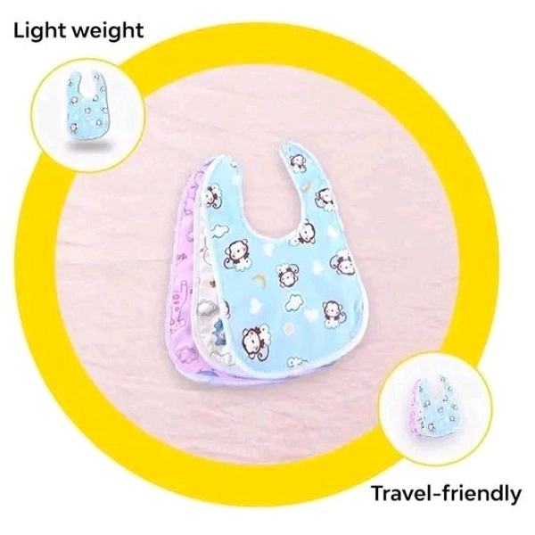 Baby bibs ,Best quality baby bibs pack of 3 chit buttoned waterproof