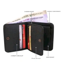 Casual Modern Men Wallets - Black