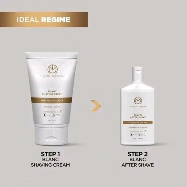 The Man Company Blanc After Shave Lotion - 50ml | Aloe Vera & Tea Tree