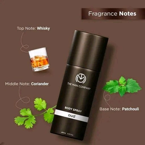 The Man Company Oud Deodorant for Men - 150ml | Premium Long-Lasting Fragrance Body Spray