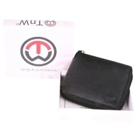 TnW Small Women's Wallet -PU Leather Multi Wallets | Credit Card Holder | Coin Purse Zipper  (Black) - Black