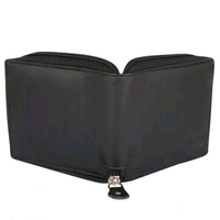 TnW Small Women's Wallet -PU Leather Multi Wallets | Credit Card Holder | Coin Purse Zipper  (Black) - Black