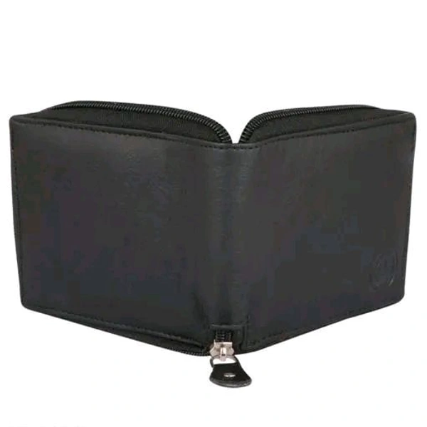 TnW Small Women's Wallet -PU Leather Multi Wallets | Credit Card Holder | Coin Purse Zipper  (Black) - Black