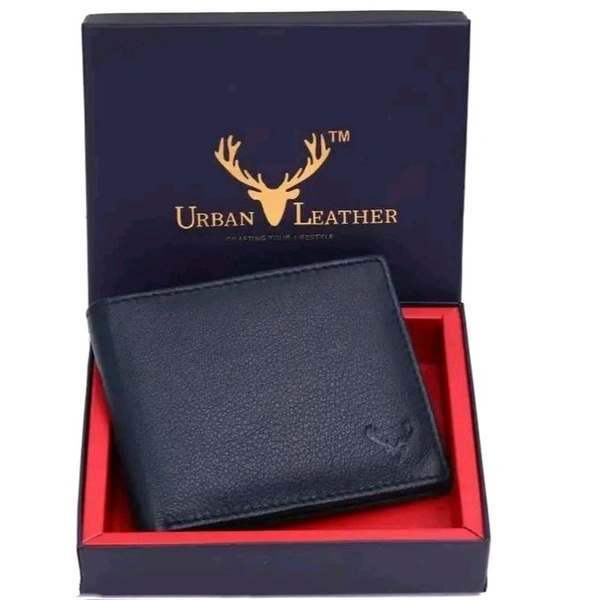 Urban Leather RFID Protected Premium Wallet - Black