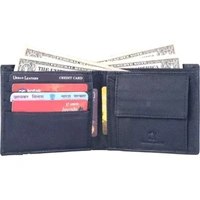 Urban Leather RFID Protected Premium Wallet - Black