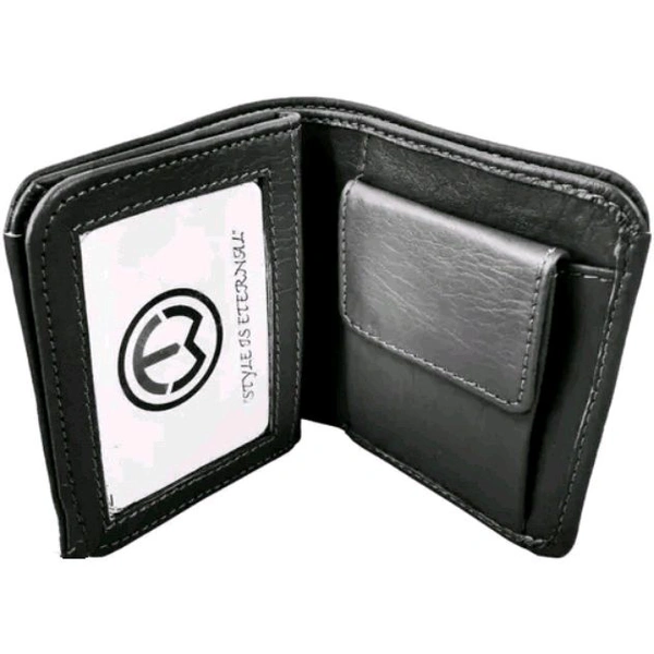 TnW  Men  Artificial Leather Wallet - Mini  (6 Card Slots) - Black