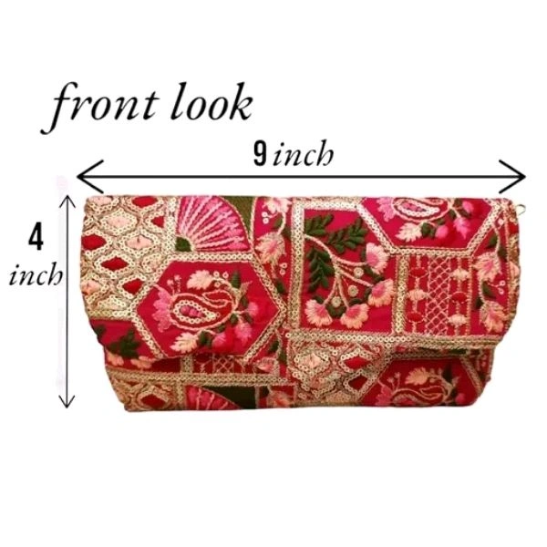 Designer women stylish partywear clutch purse