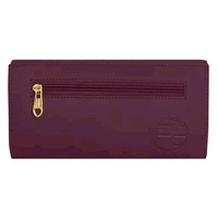 Women's and Girl's Synthetic PU-Leather Mobile Hand Clutch Handbag Handwallet Purses - Maroon