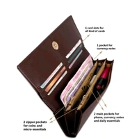 FANCY CLUTCH   WOMEN - Brown