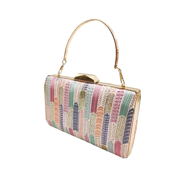 Party, Casual Clutch -Multi Colour Light 