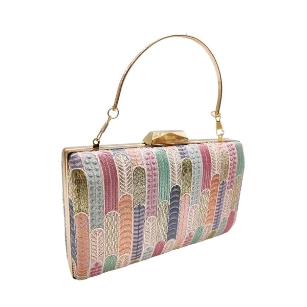 Party, Casual Clutch -Multi Colour Light 
