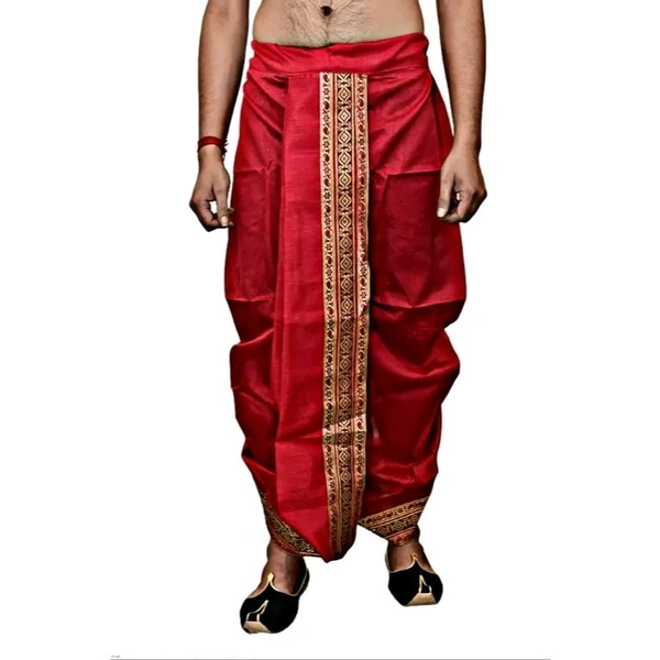 Maroon Dhoti Pant For Man - Maroon