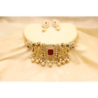 Premium Quality Trending Design Choker Jewellery Set For Women & Girls