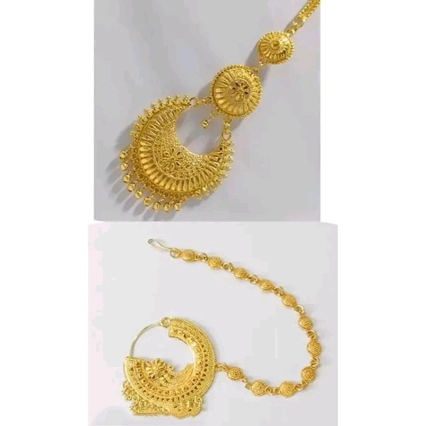 Shimmering Bejeweled Maangtika