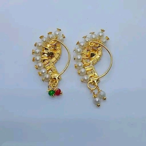 Beautiful Press Nose Ring Nath Combo