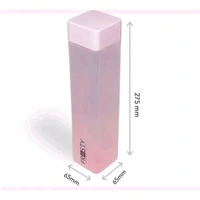 Frosty Plastic Food Grade Fridge Square Water Bottle Gift Set(6 pieces, 1L,Assorted)