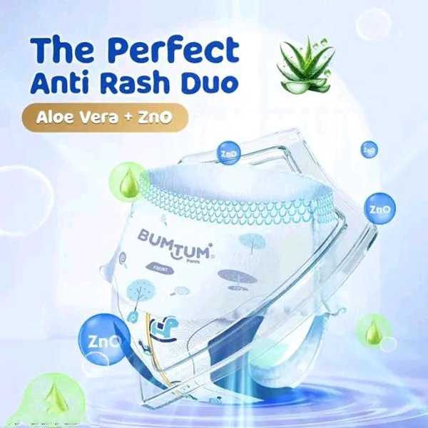 Bumtum  Bumtum Baby Diaper Pants with Double Leakage Protection - 9 to 14 Kg (24 Count, XL, Pack of 1) - XL