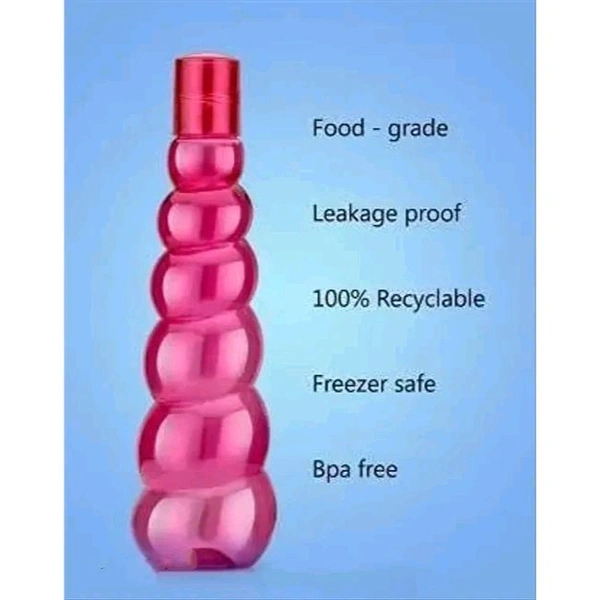 Frekich Layer Water Bottle Set for Fridge, Office, Sports, School, Gym, Yoga, 1000 ML,Unbreakable and Leak-Proof (3PCS)