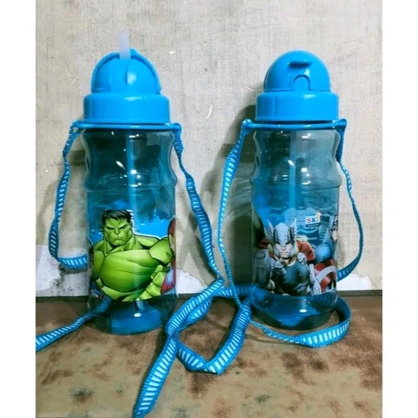 Ski Avenger character water bottle 