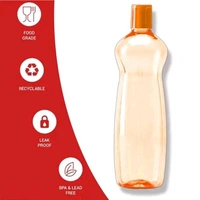 Buy BPA-Free 1000ml Premium Plastic Water Bottles - 10-Pack, Multi-Color - Perfect for Home, Travel, Gym, and School