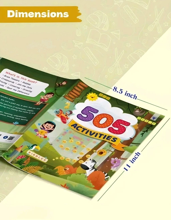 Target Publications "Nurture 505 Activities Book: Engaging English Workshops for Kids" - Reading Age: 5 - 9 Years