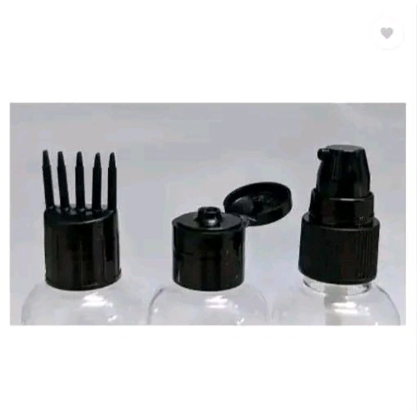 High quality 5pc (100 ml) Refillable Bottle Set with Sprays & Combs for Perfume, Liquids & More - 100 ml