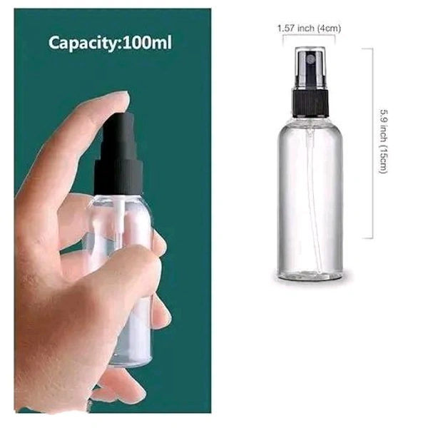 High quality 5pc (100 ml) Refillable Bottle Set with Sprays & Combs for Perfume, Liquids & More - 100 ml