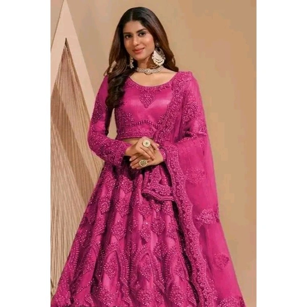 lehenga choli for women party wear - Pink