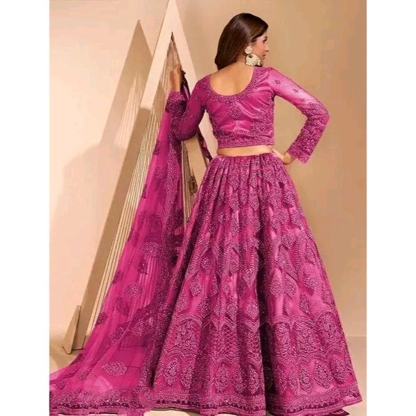 lehenga choli for women party wear - Pink