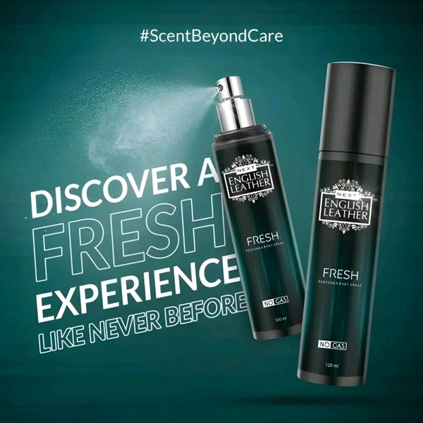NEXT Care English Fresh Long Lasting Perfume Deodorant Body Spray for Men and Women (120ml)