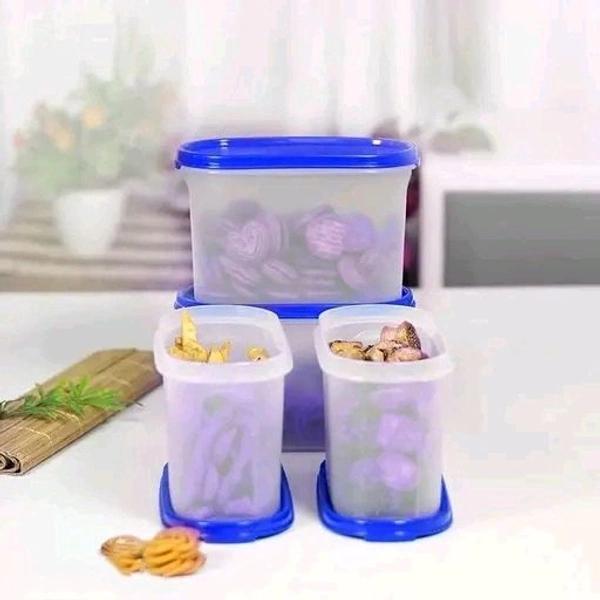 Modular Kitchen Storage Set - 12 Airtight Containers (1500ml) for Rice, Dal, Atta, Spices & More