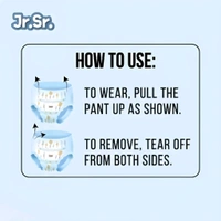 Jr.Sr. baby diaper| Extra Large | 12-17 Kg | 28 Counts | Pack of 1 - 12-17 Kg, XL
