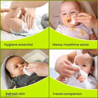 Little Angel SoftCare Baby Wipes, 360 ct, Aloe & Vitamin E, Lid Pack, 5 Packs, 72 Ct/Pack.
