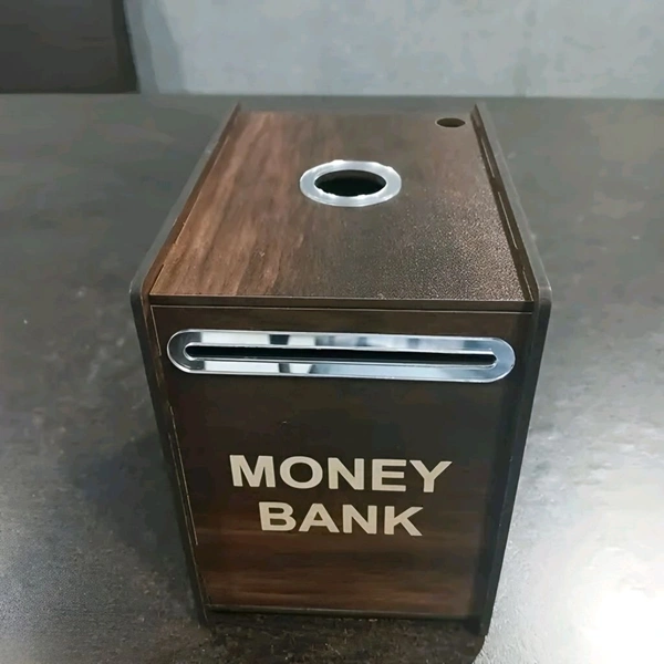 New Wooden Piggy Bank with Savings Tracker | Goal-Oriented Saving Bank for ₹1,00,000 