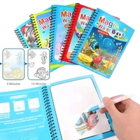 Reusable Magic Water Coloring Book Set - Pack of 4